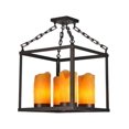 thumbnail image 5 of Meyda Tiffany 107866 Kitzi Box 4 Light 23" Wide Pillar Candle Style Chandelier -, 5 of 7