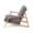 45.00DGRY#DARK GREY,Acacia Wood, variant on Paloma Club Chair,Dark Grey Acacia Wood Garden Outdoor Patio Patio Seating