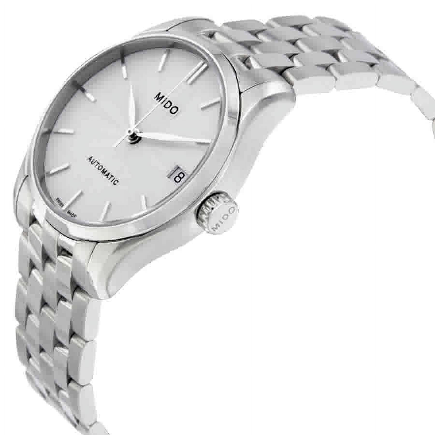 NWT Mido Belluna Automatic Silver Dial Ladies Watch Mido-Women main image 4