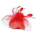 thumbnail image 4 of Coofit Fascinator Hat Vintage Exquisite Mesh Flower Veil Fascinator Wedding Fascinator, 4 of 7