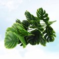 thumbnail image 1 of CRILSTYLEO Con Monstera Artificial Verde De 18 Ramas Para En Hogar Y Cafetería, 1 of 8