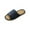 Blue, variant on Summer House Slippers for Women Men Breathable Linen Indoor Slippers Slip-on Open Toe Home Shoes