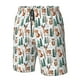 thumbnail image 4 of Fotbe Winter Woodland Friends Trajes de Baño Estampados para Hombre, Shorts de Verano de Secado Rápido, Ropa de Playa, Bañadores-Small, 4 of 6