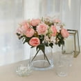 thumbnail image 5 of BalsaCircle 2 Bouquets Blush 12 in Assorted Artificial Flowers Silk Floral Bushes Party Events Decorations Supplies, 5 of 8