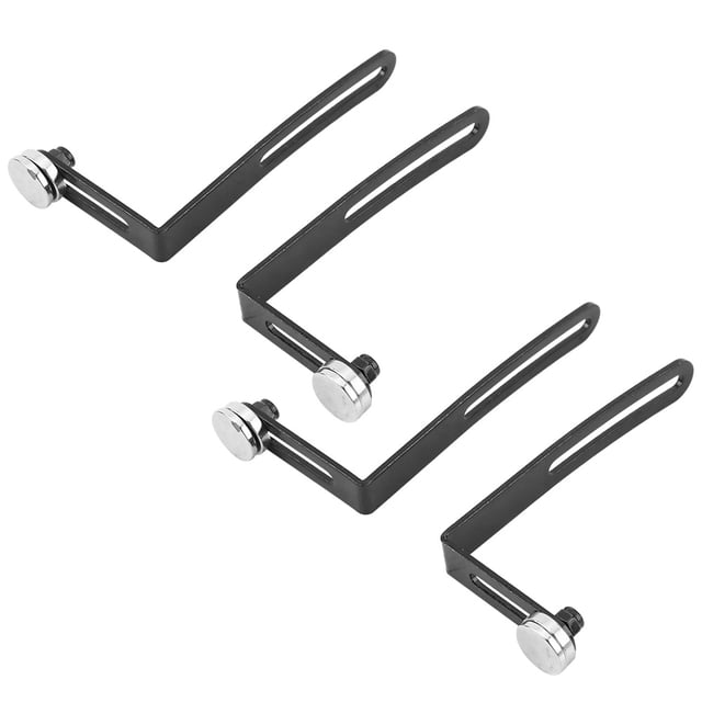 Juego de soportes en L de metal con imanes para montaje de carcasa de vehículo RC Crawler Axial SCX10 a escala 1/10