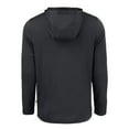 thumbnail image 3 of Men's Cutter & Buck Black Arkansas Razorbacks Coastline Epic Comfort Eco Recycled Long Sleeve Hoodie T-Shirt, 3 of 3