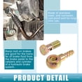 thumbnail image 3 of Unique Bargains 2 Set Car Oil Cooler Screw Ball Head Adapter Turbo Brake Line Bolt Adapter M10x1.25 8mm OD with Washers, 3 of 7
