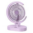 thumbnail image 3 of Ventilador con pilas, ventilador pequeño recargable, ventilador de escritorio USB portátil, 3 velocidades, viento fuerte, ventilador silencioso personal, ventilador con pilas de larga duraci, 3 of 3