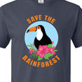thumbnail image 4 of Inktastic Save the Rainforest Toucan Illustration T-Shirt, 4 of 5