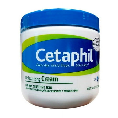 Cetaphil Moisturizing Cream, Fragrance Free - 16 Oz, 6 Pack