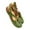 Green, variant on Sandals for Women Under $10 Summer Round-toe Frosted Suede Flat Solid Color Buckle Backspace Casual Sandals
