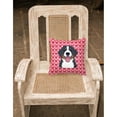 thumbnail image 2 of Carolines Treasures BB5307PW1818 Bernese Mountain Dog Fabric Decorative Pillow 18HX18W multicolor, 2 of 2