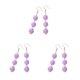 thumbnail image 4 of Qarigey 1 par de pendientes de gancho trenzado para mujer, pendientes colgantes para novia, boda, compromiso, joyería, accesorios para disfraces, Type1 NO1 Qarigey CBP268471, 4 of 6