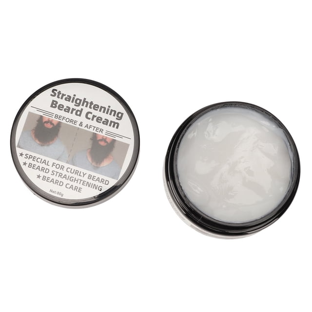 Acondicionador Para Barba, Crema Alisadora De Barba Que Reduce El Encrespamiento, Refrescante, 2,8 Oz, Suavizante Para Uso Diario Para Hombres