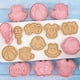 thumbnail image 3 of Juego de moldes para galletas de bebé, 8 piezas, moldes para galletas impresos en relieve adecuados para tartas de fiestas de cumpleaños infantiles, 3 of 5