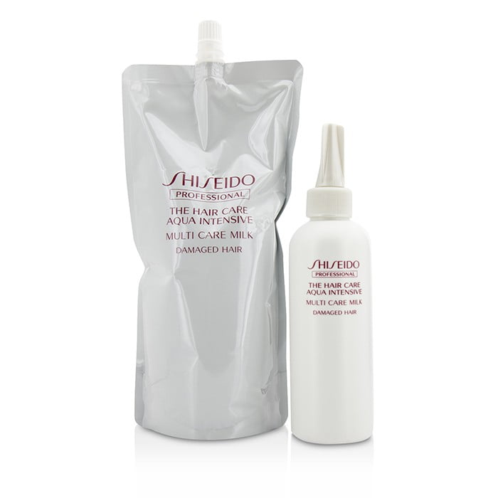 Shiseido Shiseido The Hair Care Aqua Intensive Multi Care Milk Damaged Hair 450ml 15 2oz Walmart Com Walmart Com