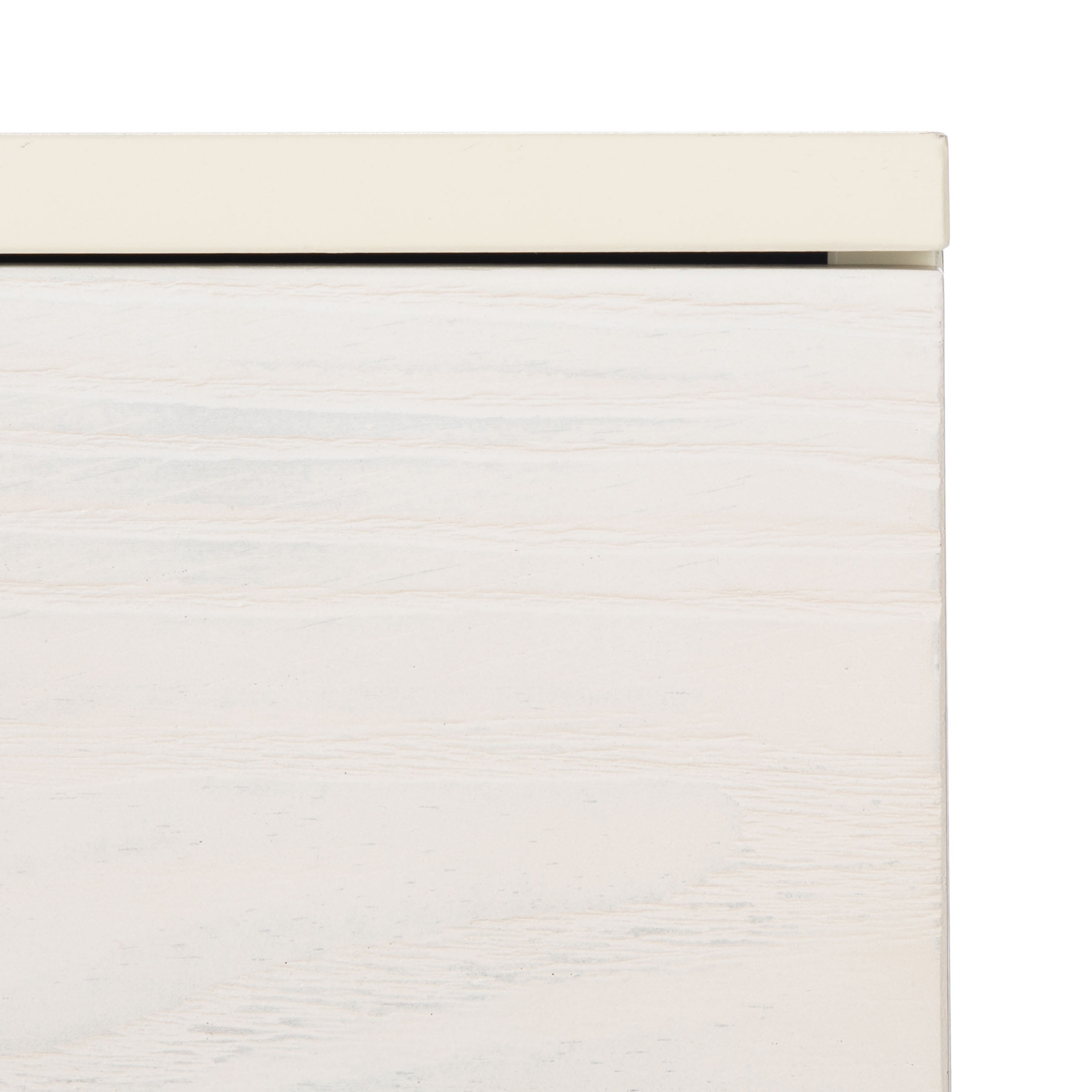 SAFAVIEH Genevieve Mid-Century 2 Drawer Nightstand, Cream/White Washed