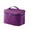 Purple, variant on Vrorvz Large Portable Makeup Bag Travel High Storage Capacity Breathable Materials Work Shopping Daily Life School Business Cosmetic Organizer Suit Travel Pouch All Seasons 8.7"x5.9"x6.3" Black