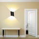 thumbnail image 2 of Lámpara de pared LED moderna impermeable de 12W iluminación de pared de aluminio para interiores y exteriores, 2 of 6