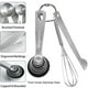 thumbnail image 2 of Cucharas medidoras 9 piezas, cucharas medidoras de acero inoxidable, 2 of 4