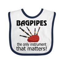 Inktastic Bagpipe Player Funny Music Joke Boys or Girls Baby Bib