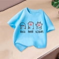 thumbnail image 5 of Afuyipoi Girls Print T-Shirts,Lover Shirt Casual Summer Crewneck Graphic Tees Light Blue 12-14 T, 5 of 5