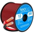 thumbnail image 1 of Cable eléctrico NAOEVO, calibre 12, 300 pies, 2 conductores, rojo y negro, 1 of 7