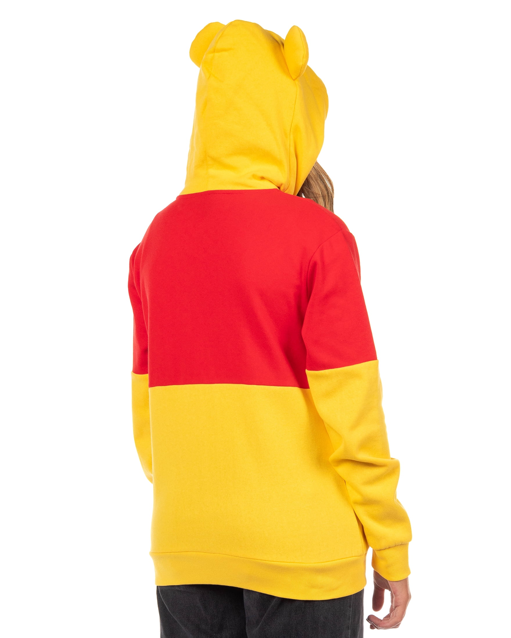 Disney Winnie the Pooh Hoodie Juniors Character Hooded Costume Zip Up Sweater