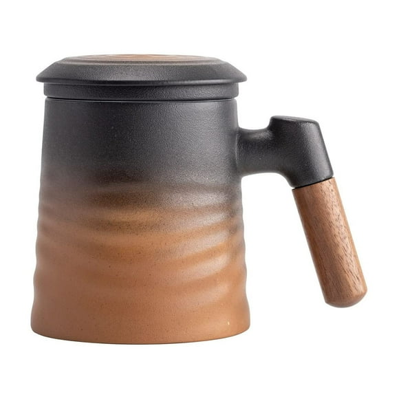 Tea Cup with Infuser and Lid for Loose Leaf Tea Steeper