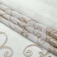 thumbnail image 5 of Sheer Cloth Shower Curtain with Hooks, Washable Shower Curtain White/Chm Rose, 5 of 5
