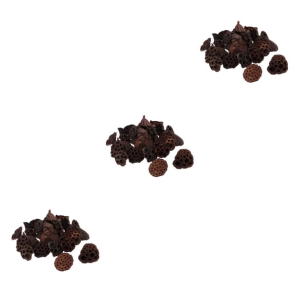 Billuyoard 30pcs Natural Dried lotus pod Flowers Fruit for decor crafts DIY Type1 NO1