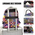 thumbnail image 3 of FORMRS Mini Backpack Purse for Women Travel Daypack Casual Shoulder Bag, Colorful Wavy Plaid, 3 of 7