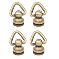 thumbnail image 1 of Stud Rivet Ring4PCS Metal Ring Screw DIY Leather Craft Metal Stud Rivet Exquisite Design, 1 of 8