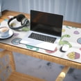thumbnail image 3 of Long Mouse Pads for Desk,Colorful Cartoon Dinosaurs Sweets Desk Mats on Top Of Desks, Desk Mouse Pad Extra Large with 3mm Non-Slip Base and Stitched Edge for Gaming,Work,Home 35.4"x15.7", 3 of 5
