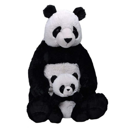 Wild Republic Panda - Jumbo Mom Baby 30"