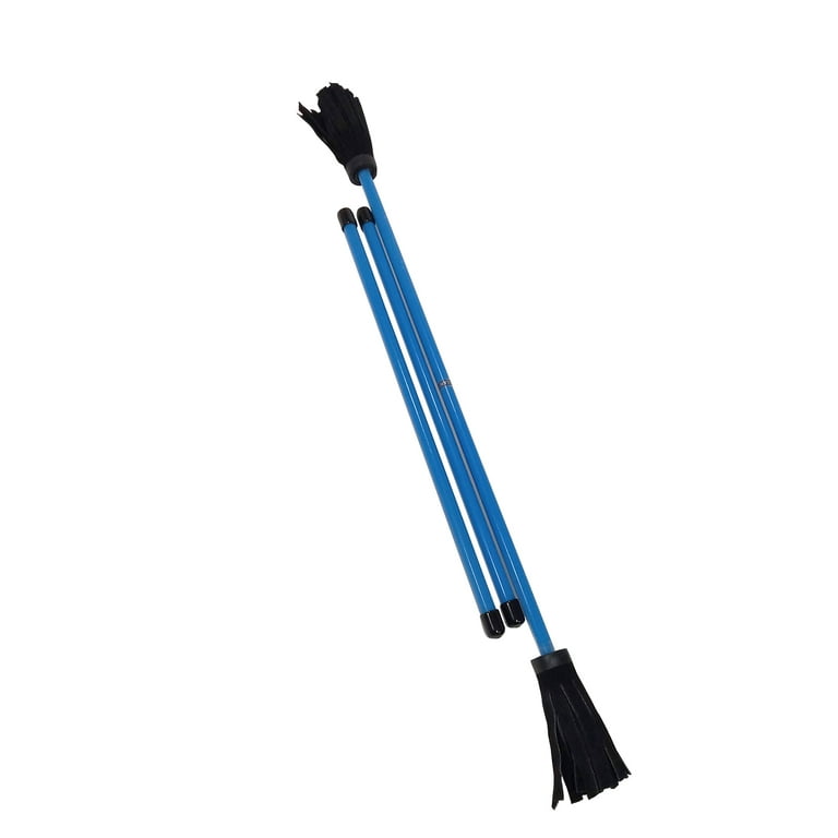 Z-Stix Professional Juggling Flower Sticks-Devil Sticks and 2 Hand Sticks,  High Quality, Beginner Friendly - Neon Series (King, Neon Blue)