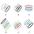 thumbnail image 3 of Sonducket Paquete de 4 diademas elásticas deportivas antideslizantes para el hogar, banda para el sudor de Yoga, bandas para el pelo de Ropa Deportiva, Zapatos Type 3 NO2, 3 of 6