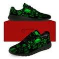 thumbnail image 3 of Uminder Mens Fashion Sneakers Skull Shoes Black Shoes Size 13, 3 of 5