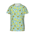 thumbnail image 4 of Wukai Avocado and Hearts Youth Unisex Short Sleeve T-Shirt for Boys, Girls, Teens, and Kids-Large, 4 of 7