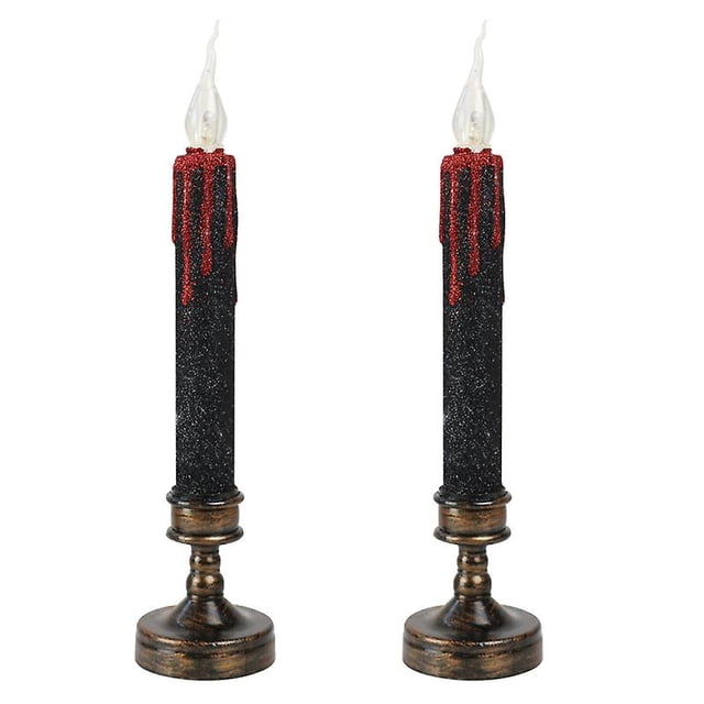 Lámpara de vela de 2 piezas para decoraciones de Halloween