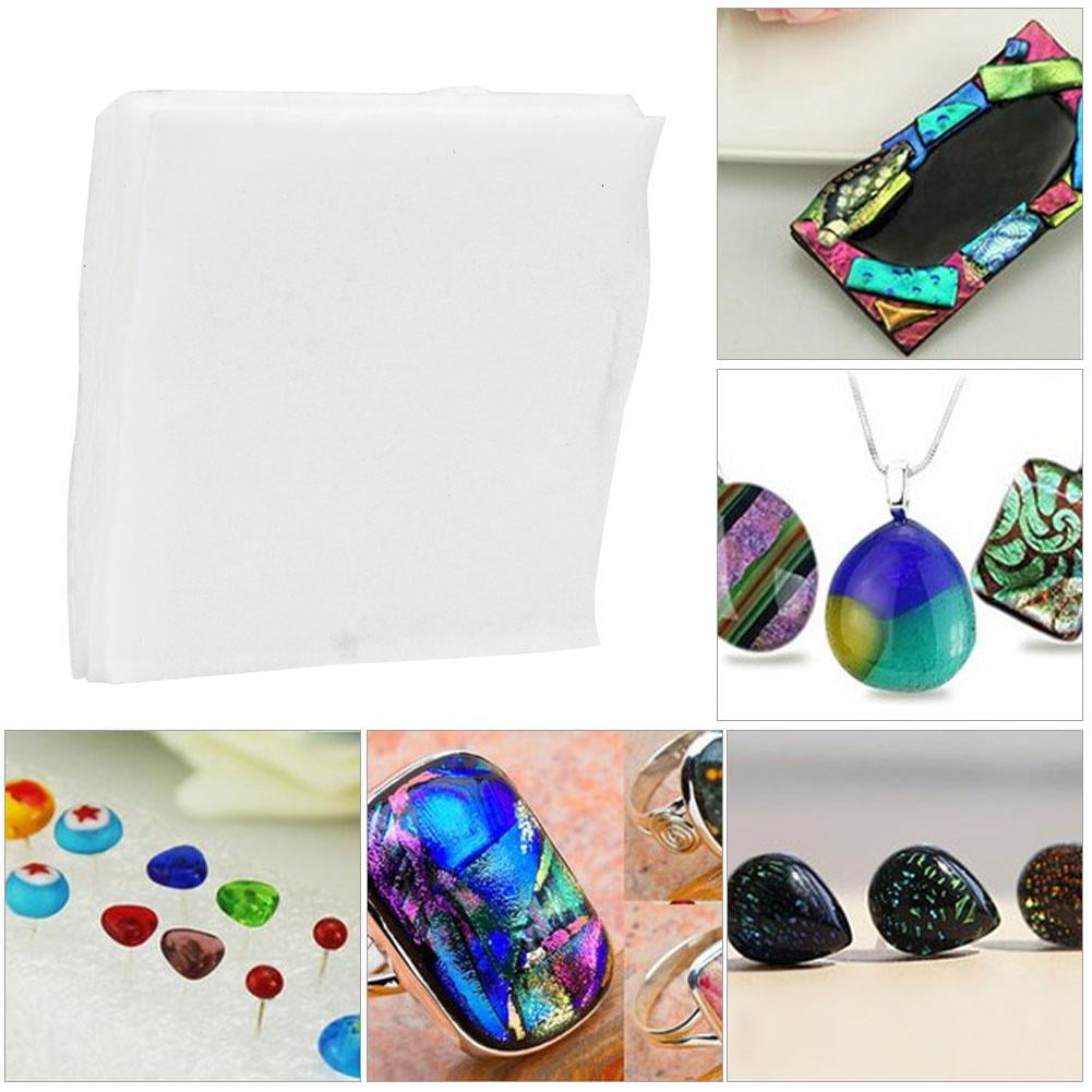 FAGINEY 1 Set DIY Glass Fusing Paper Ceramic Fiber Papers Microwave Kiln Pottery Ceramics Tool