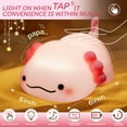 thumbnail image 3 of Cat Night Light for Nursery, Silicone Rechargeable Night Light with Timer & 3 Modes, Touch Control Kids Bedroom Light (Cute Cat Design), 3 of 7
