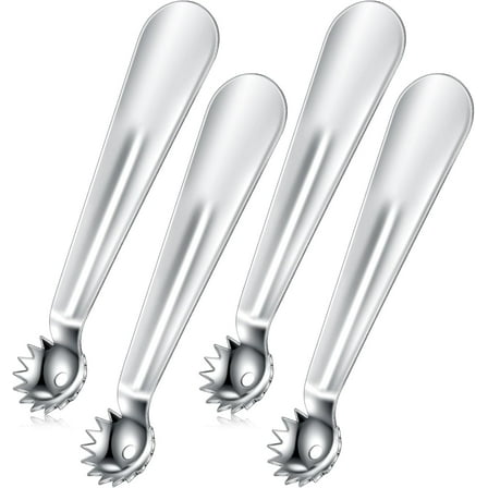 4 Pcs Tomato Stem Corer Strawberry Baller Stainless Steel Strawberry Huller Tool Fruit Vegetable Stem Remover