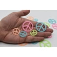 thumbnail image 4 of DirectGlow 24 Piece Glow in the Dark MultiColor Peace Signs Wall Décor, 4 of 4