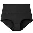 thumbnail image 2 of Women's High Waisted Cotton Underwear Soft Breathable Panties Stretch Briefs Ladies Panties 5 Pack, 2 of 9