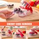 thumbnail image 4 of Herramienta para quitar el corazón de cerezas Cherry Pit Remover Gadget de cocina portátil para hacer mermelada de cereza (rojo), 4 of 7