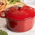 thumbnail image 4 of Lodge 5.5 Quart Cardinal Enamel Cast Iron Dutch Oven, 4 of 7