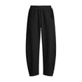 thumbnail image 7 of FengLS Womens Casual Pants Elastic High Waist Pants with Pockets Comfortable Lounge Trousers Solid Color Daily Sweatpants, 7 of 7
