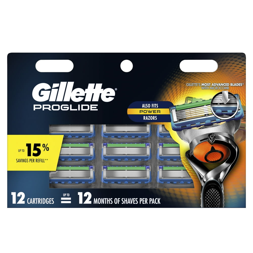Gillette ProGlide Mens Razor Blades Refill Cartridges, 12 ct Walmart