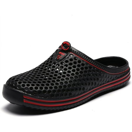 

Women Garden Clog Shoes Mesh Summer Breathable Slippers Beach Sandals Shower Footwear Water Shoes Walking Anti-Slip Shoes